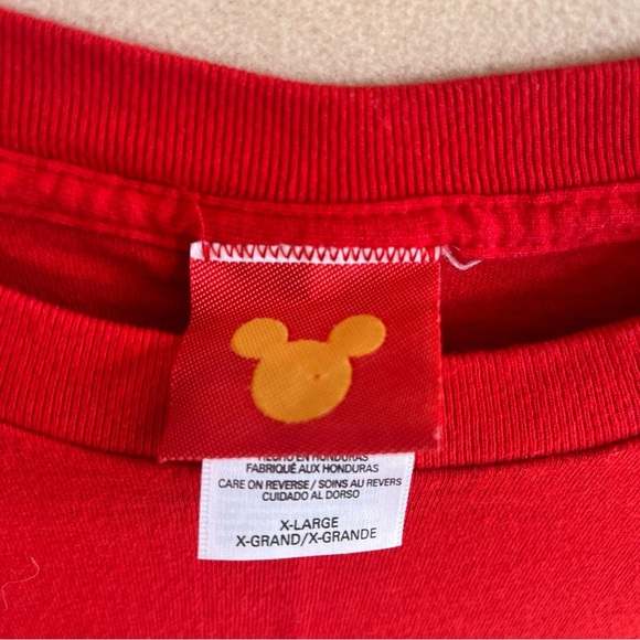 Disney Mickey Mouse Red Tshitt Size‎ XL - Picture 3 of 8